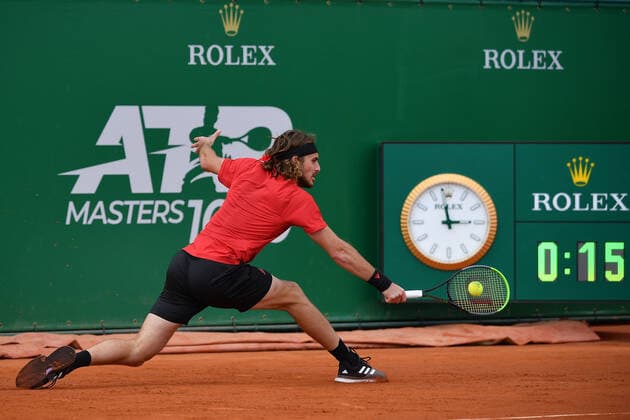 Stefanos Tsitsipas (Gre) defeated Andrey Rublev (Rus) in the Rolex Monte Carlo Masters final TENNIS : Rolex Monte Carlo Masters - 18 04 2021 AntoineCouvercelle Panoramic 