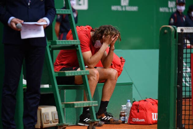 Stefanos Tsitsipas (Gre) defeated Andrey Rublev (Rus) in the Rolex Monte Carlo Masters final TENNIS : Rolex Monte Carlo Masters - 18 04 2021 AntoineCouvercelle Panoramic 
