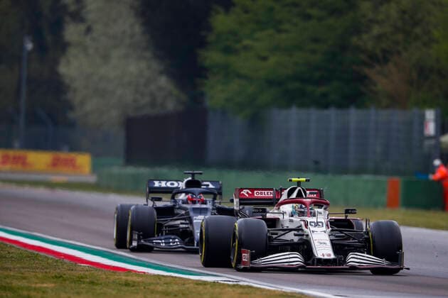 99 Antonio Giovinazzi ITA, Alfa Romeo Racing ORLEN , F1 Grand Prix of Emilia Romagna at Autodromo Enzo e Dino Ferrari on April 18, 2021 in Imola, Italy Photo by HOCH ZWEI Imola Italy