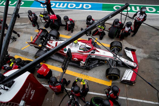99 Antonio Giovinazzi ITA, Alfa Romeo Racing ORLEN , F1 Grand Prix of Emilia Romagna at Autodromo Enzo e Dino Ferrari on April 18, 2021 in Imola, Italy Photo by HOCH ZWEI Imola Italy