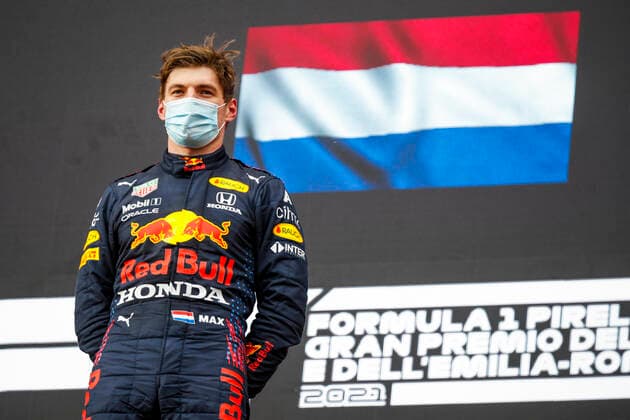33 Max Verstappen NED, Red Bull Racing , F1 Grand Prix of Emilia Romagna at Autodromo Enzo e Dino Ferrari on April 18, 2021 in Imola, Italy Photo by HOCH ZWEI Imola Italy