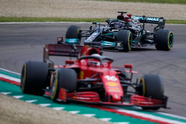 44 Lewis Hamilton GBR, Mercedes AMG Petronas F1 Team , F1 Grand Prix of Emilia Romagna at Autodromo Enzo e Dino Ferrari on April 18, 2021 in Imola, Italy Photo by HOCH ZWEI Imola Italy