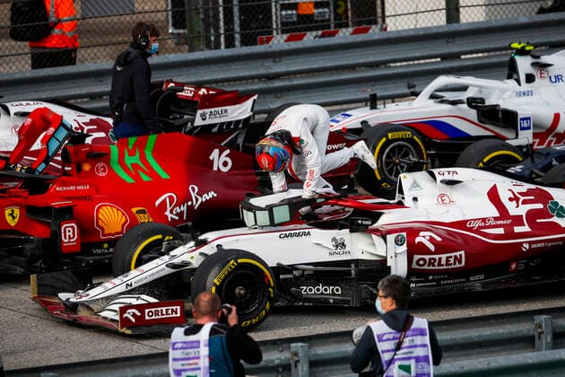 7 Kimi Raikkonen FIN, Alfa Romeo Racing ORLEN , F1 Grand Prix of Emilia Romagna at Autodromo Enzo e Dino Ferrari on April 18, 2021 in Imola, Italy Photo by HOCH ZWEI Imola Italy
