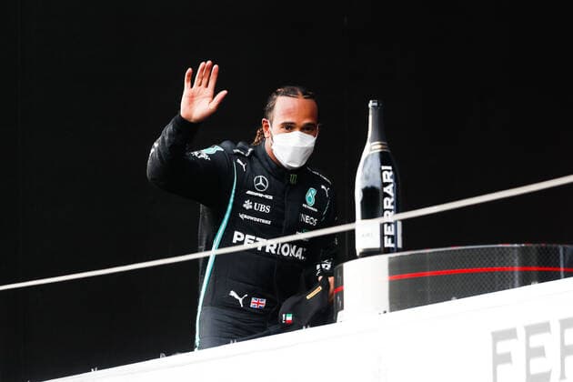 44 Lewis Hamilton GBR, Mercedes AMG Petronas F1 Team , F1 Grand Prix of Emilia Romagna at Autodromo Enzo e Dino Ferrari on April 18, 2021 in Imola, Italy Photo by HOCH ZWEI Imola Italy