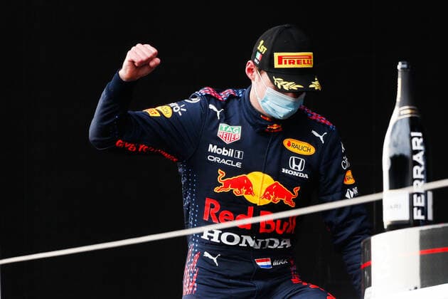 33 Max Verstappen NED, Red Bull Racing , F1 Grand Prix of Emilia Romagna at Autodromo Enzo e Dino Ferrari on April 18, 2021 in Imola, Italy Photo by HOCH ZWEI Imola Italy