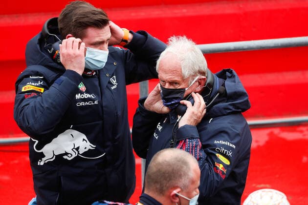 Dr Helmut Marko AUT, Red Bull Racing , F1 Grand Prix of Emilia Romagna at Autodromo Enzo e Dino Ferrari on April 18, 2021 in Imola, Italy Photo by HOCH ZWEI Imola Italy
