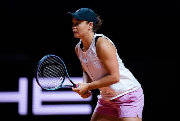 Mandatory Credit: Photo by Rob Prange Shutterstock (11863942co) Ashleigh Barty of Australia during practice ahead of the 2021 Porsche Tennis Grand Prix WTA, Tennis Damen 500 tournament 2021 Porsche Tennis Grand Prix Qualifications Day 2 - 18 Apr 2021 2021 Porsche Tennis Grand Prix Qualifications Day 2 - 18 Apr 2021  Copyright: xRobxPrange Shutterstockx 11863942co