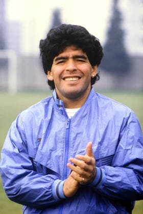 DIEGO ARMANDO MARADONA NAPOLI 1987-88 MARADONA Campo Vercellese