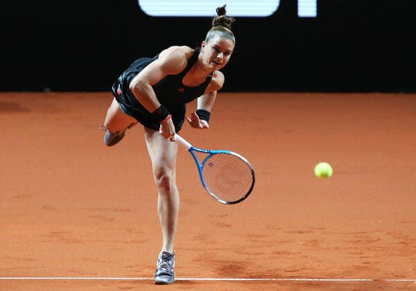 BAU 19 04 2021 Stuttgart Tennis Porsche Tennis Grand Prix, Maria SAKKARI GRE