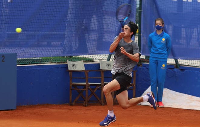 20.04.2021 Belgrade(Serbia) ATP, Tennis Herren Serbia Open men s tennis singles Taro Daniel Japan :Str