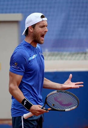 20.04.2021 Belgrade(Serbia) ATP, Tennis Herren Serbia Open men s tennis singles Joao Sousa Portugal :Str