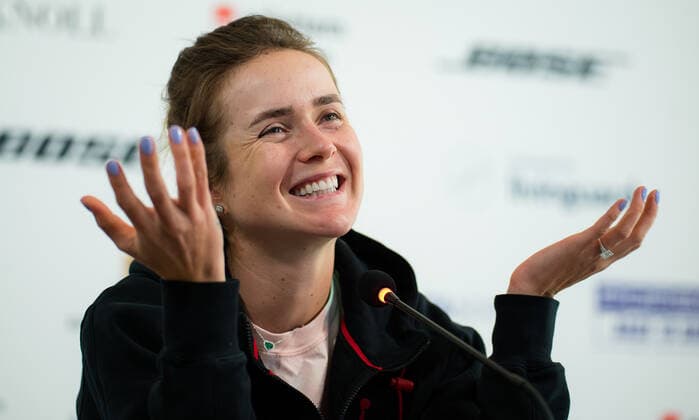 Tennis, WTA Tournament in Stuttgart, Press Conference
