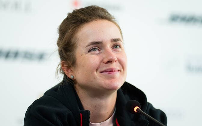 April 20, 2021, STUTTGART, GERMANY: Elina Svitolina of the Ukraine talks to the media at the 2021 Porsche Tennis Grand Prix WTA, Tennis Damen 500 tournament STUTTGART GERMANY - ZUMAa181 20210420_zaa_a181_031 Copyright: xRobxPrangex
