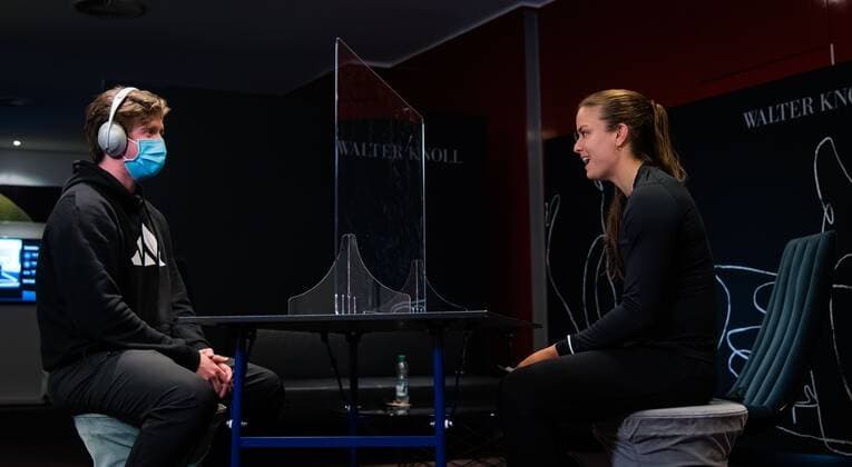 Mandatory Credit: Photo by Rob Prange Shutterstock (11864527ey) Maria Sakkari of Greece and coach Tom Hill at the 2021 Porsche Tennis Grand Prix WTA, Tennis Damen 500 tournament Porsche Tennis Grand Prix, Tennis, Stuttgart, Germany - 20 Apr 2021 Porsche Tennis Grand Prix, Tennis, Stuttgart, Germany - 20 Apr 2021  Copyright: xRobxPrange Shutterstockx 11864527ey
