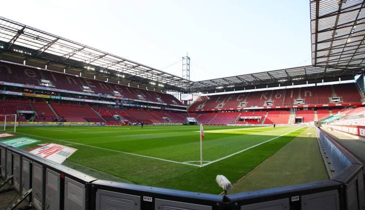 1.FC Koeln - RB Leipzig 20.04.2021 Köln, 20.04.2021, RheinEnergie-Stadion, Fussball, Bundesliga, 30.Spieltag , 1. FC Köln vs. RB Leipzig , Im Bild: Stadionübersicht des Kölner Stadions. , DFL regulations prohibit any use of photographs as image sequences and or quasi-video. ,