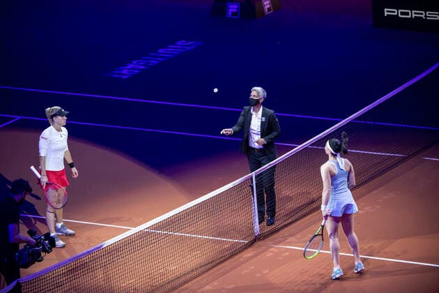2021 Porsche Tennis Grand Prix Angelique Kerber , Germany Ekaterine Gorgodze , Georgia