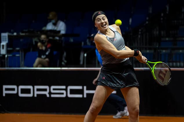 2021 Porsche Tennis Grand Prix Jelena Ostapenko , Latvia