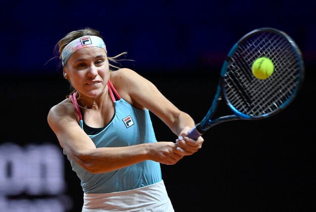 Sofia Kenin USA Action Round of 16 Tennis Women Porsche Cup Porsche Tennis Grand Prix GP Stuttgart 2021 Porsche Arena 21 04 2021 Porsche Tennis Grand Prix Stuttgart 2021