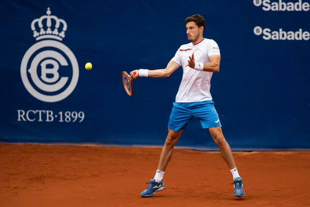 21st April 2021; Real Club de Tennis, Barcelona, Catalonia, Spain; ATP, Tennis Herren Tour, Mens Singles, Barcelona Open Tennis; Pablo Carreno Busta of Spain during the 68th Torfeu Conde de God& xf3;  ActionPlus12282547 MarcxGonzalezxAloma