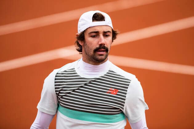 21st April 2021; Real Club de Tennis, Barcelona, Catalonia, Spain; ATP, Tennis Herren Tour, Mens Singles, Barcelona Open Tennis; Jordan Thompson during the 68th Torfeu Conde de God& xf3;  ActionPlus12282548 MarcxGonzalezxAloma