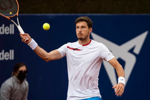 21st April 2021; Real Club de Tennis, Barcelona, Catalonia, Spain; ATP, Tennis Herren Tour, Mens Singles, Barcelona Open Tennis; Pablo Carreno Busta of Spain during the 68th Torfeu Conde de God& xf3;  ActionPlus12282552 MarcxGonzalezxAloma