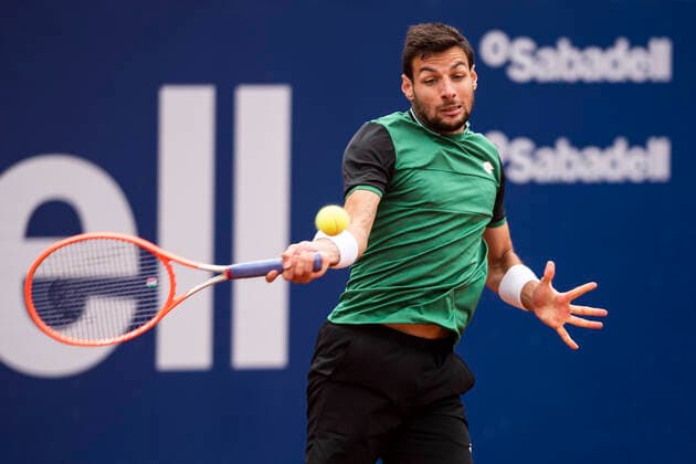 21st April 2021; Real Club de Tennis, Barcelona, Catalonia, Spain; ATP, Tennis Herren Tour, Mens Singles, Barcelona Open Tennis; Bernabe Zapata Miralles during the 68th Torfeu Conde de God& xf3;  ActionPlus12282567 MarcxGonzalezxAloma