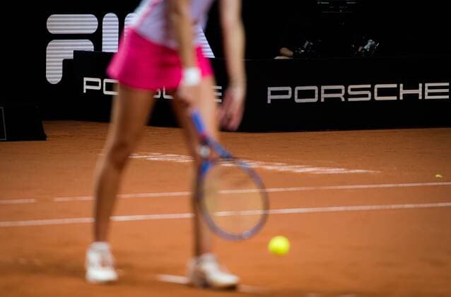 Mandatory Credit: Photo by Rob Prange Shutterstock (11864529ae) Ambiance at the 2021 Porsche Tennis Grand Prix WTA, Tennis Damen 500 tournament Porsche Tennis Grand Prix, Tennis, Stuttgart, Germany - 22 Apr 2021 Porsche Tennis Grand Prix, Tennis, Stuttgart, Germany - 22 Apr 2021  Copyright: xRobxPrange Shutterstockx 11864529ae