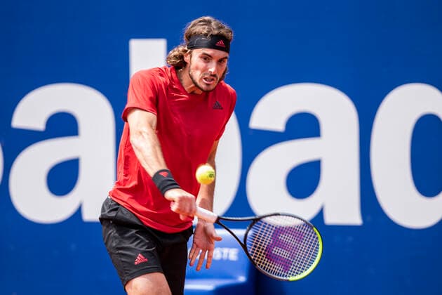 22nd April 2021; Real Club de Tennis, Barcelona, Catalonia, Spain; ATP, Tennis Herren Tour, Mens Singles, Barcelona Open Tennis; Stefanos Tsitsipas (GRE) during Barcelona Open Banc Sabadell Trofeo Conde de God& xf3; as he beat Alex de Minaur of Australia  ActionPlus12282759 MarcxGonzalezxAloma