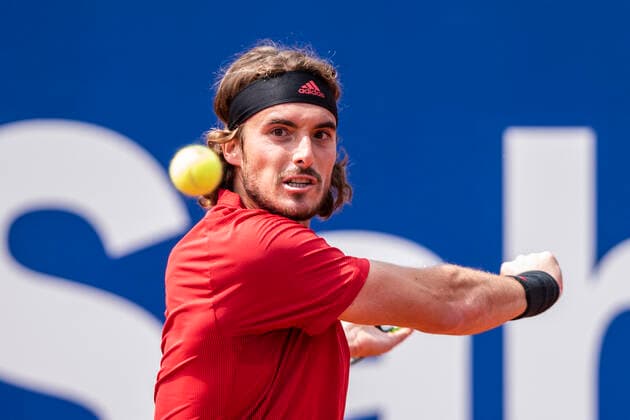 22nd April 2021; Real Club de Tennis, Barcelona, Catalonia, Spain; ATP, Tennis Herren Tour, Mens Singles, Barcelona Open Tennis; Stefanos Tsitsipas (GRE) during Barcelona Open Banc Sabadell Trofeo Conde de God& xf3; as he beat Alex de Minaur of Australia  ActionPlus12282760 MarcxGonzalezxAloma
