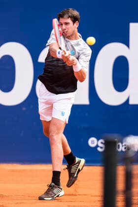 22nd April 2021; Real Club de Tennis, Barcelona, Catalonia, Spain; ATP, Tennis Herren Tour, Mens Singles, Barcelona Open Tennis; Cameron Norrie (GBR) during Barcelona Open Banc Sabadell Trofeo Conde de God& xf3;  ActionPlus12282764 MarcxGonzalezxAloma