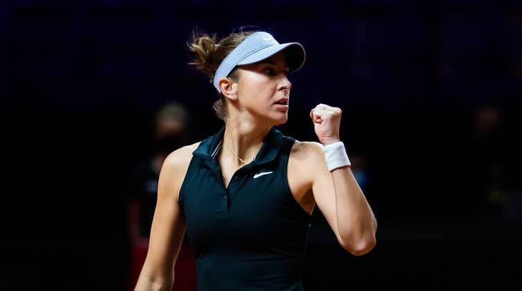 Mandatory Credit: Photo by Rob Prange Shutterstock (11864529ei) Belinda Bencic of Switzerland in action during her second-round match at the 2021 Porsche Tennis Grand Prix WTA, Tennis Damen 500 tournament Porsche Tennis Grand Prix, Tennis, Stuttgart, Germany - 22 Apr 2021 Porsche Tennis Grand Prix, Tennis, Stuttgart, Germany - 22 Apr 2021  Copyright: xRobxPrange Shutterstockx 11864529ei