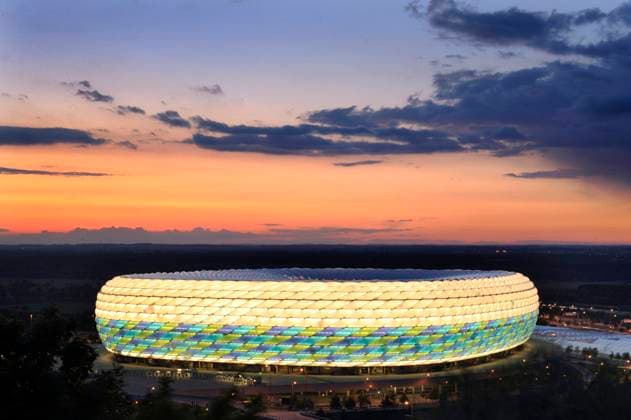 Will Munich remain European Championship host The European Football Union has increased the pressure on the German European Championship location Munich and set a deadline for a spectator guarantee. Today, 23 04, the Uefa wants to decide whether Munich will remain the venue for three preliminary round games and a quarter-final, Archive photo The Allianz Arena shines in extravagant colors in the evening sky in the north of Munich on 16 05 2012 three days before the big showdown the match of the games Stadium,overview,exterior view,football stadium Football Champions League Final 2012 FC Bayern Muenchen FC Chelsea Saison2011 12,A L L I A N Z A R E N A M U E N C H E N on 19 05 2012 Â