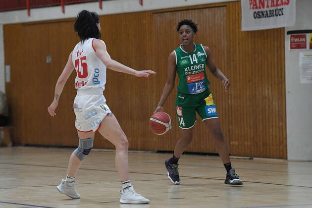 Basketball, Women DBBL, GiroLive Panthers Osnabrück - Rutronik Stars Keltern
