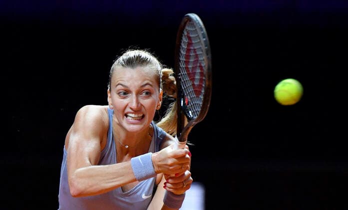 Petra Kvitova CZE Quarterfinals Tennis Women Porsche Cup Porsche Tennis Grand Prix GP Stuttgart 2021 Porsche Arena 23 04 2021 Porsche Tennis Grand Prix Stuttgart 2021
