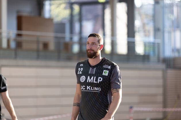 Philipp Heyden MLP Academics Heidelberg, 22 ¨¨¨Kirchheim Knights MLP Academics Heidelberg, 2 basketball, Bundesliga, Pro A, Barmer 2 basketball, playoffs 3 match day group phase , season 2020 2021, 23 04 2021, ¨¨ Kirchheim Knights MLP Academics Heidelberg , basketball, 2 Bundesliga, Barmer 2 basketball, playoffs, 3 match day group phase , season 2020 2021, 23 04 2021 Kirchheim unter Teck. Copyright: xNinaxSander xEibnerxPressefotoxIx EP_NSR