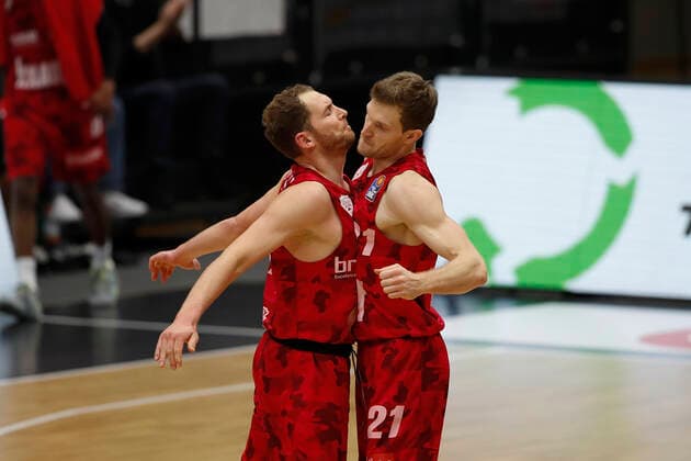 Germany , Hamburg, edel optics de Arena , 23 04 2021, emspor, emonline, despor, deonline, Hamburg Towers vs s Oliver Wuerzburg, easyCredit BBL, 30 Spieltag Bild v l Copyright: HMBxMedia JulienxBecker