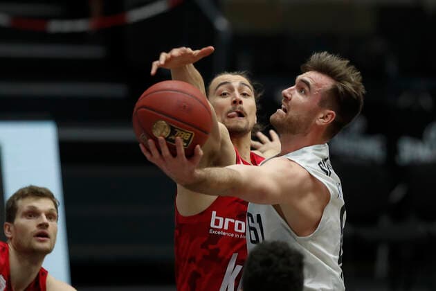 Germany , Hamburg, edel optics de Arena , 23 04 2021, emspor, emonline, despor, deonline, Hamburg Towers vs s Oliver Wuerzburg, easyCredit BBL, 30 Spieltag Bild v l Copyright: HMBxMedia JulienxBecker