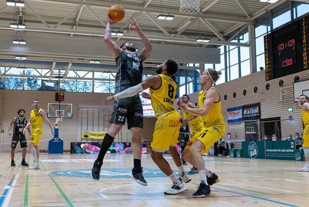 Philipp Heyden MLP Academics Heidelberg, 22 ¨¨¨Kirchheim Knights vs MLP Academics Heidelberg, 2 basketball, Bundesliga, Pro A, Barmer 2 basketball, playoffs 3 match day group phase, season 2020 2021, 23 04 2021, ¨¨ Kirchheim Knights MLP Academics Heidelberg, basketball, 2 Bundesliga, Barmer 2 basketball, playoffs 3 match day group phase, season 2020 2021, 23 04 2021 Kirchheim unter Teck. Copyright: xDennisxDuddek xEibnerxPressefotox EP_DDU
