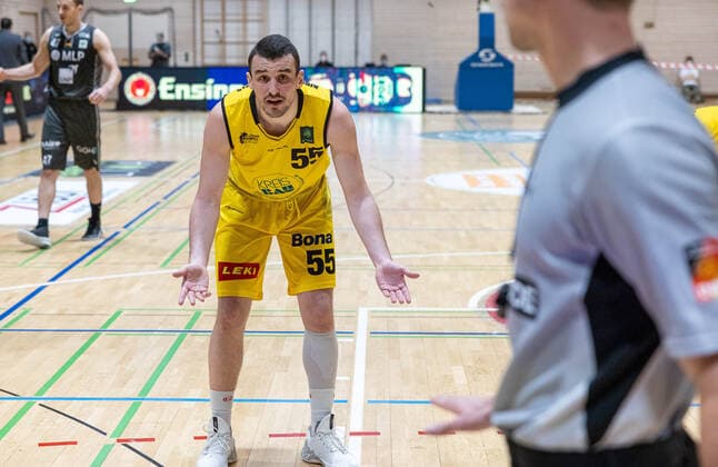 Karlo Miksic Kirchheim Knights, 55 ¨¨¨Kirchheim Knights vs MLP Academics Heidelberg, 2 basketball, Bundesliga, Pro A, Barmer 2 basketball, playoffs 3 game day group phase, season 2020 2021, 23 04 2021, ¨¨ Kirchheim Knights MLP Academics Heidelberg, basketball, 2 Bundesliga, Barmer 2 basketball, playoffs 3 game day group phase, season 2020 2021, 23 04 2021 Kirchheim unter Teck Copyright: xDennisxDuddek xEibnerxPressefotox EP_DDU