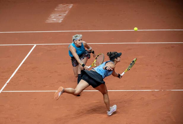 2021 Porsche Tennis Grand Prix Bethanie Mattek Sands , USA Desirae Krawczyk , USA