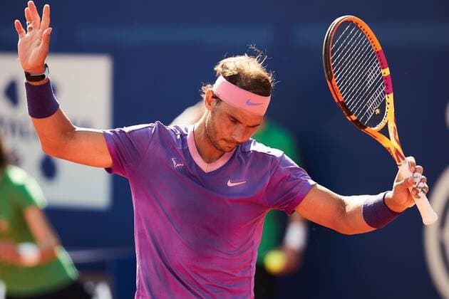 Tennis, ATP Tournament in Barcelona, Rafael Nadal - Pablo Carreno
