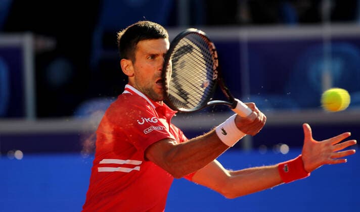 Tennis, ATP Tournament in Belgrade, Novak Djokovic - Aslan Karatsev