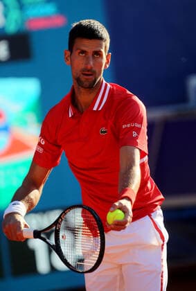 24.04.2021 Belgrade(Serbia) ATP, Tennis Herren Serbia Open men s tennis singles semi final Novak Djokovic Serbia :Aleksandar Djorovi