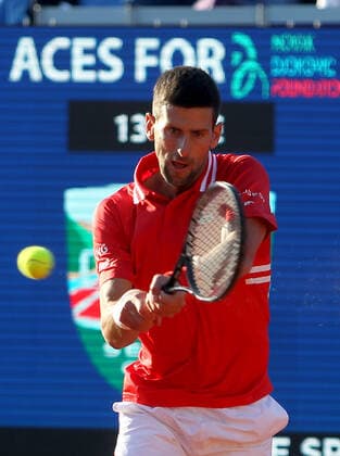 24.04.2021 Belgrade(Serbia) ATP, Tennis Herren Serbia Open men s tennis singles semi final Novak Djokovic :