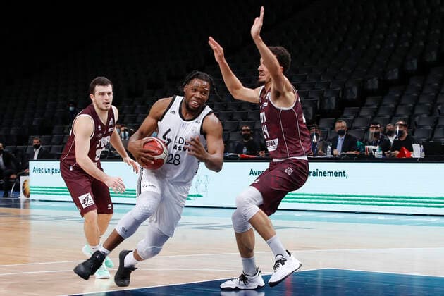 Guerschon Yabusele (Asvel) BASKET BALL : JDA Dijon Vs LDLC Asvel - Finale Coupe de France - 24 04 2021 MichaelBaucher Panoramic 
