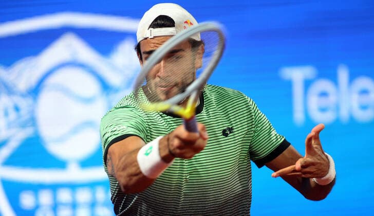 24.04.2021 Belgrade(Serbia) ATP, Tennis Herren Serbia Open men s tennis singles semi final Matteo Berrettini Italy :