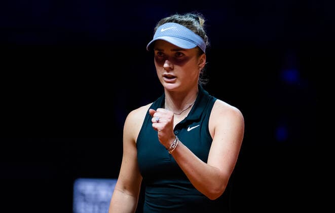 Sport Bilder des Tages April 24, 2021, STUTTGART, GERMANY: Elina Svitolina of the Ukraine in action during the semi-final of the 2021 Porsche Tennis Grand Prix WTA, Tennis Damen 500 tournament against Ashleigh Barty of Australia STUTTGART GERMANY - ZUMAa181 20210424_zaa_a181_265 Copyright: xRobxPrangex