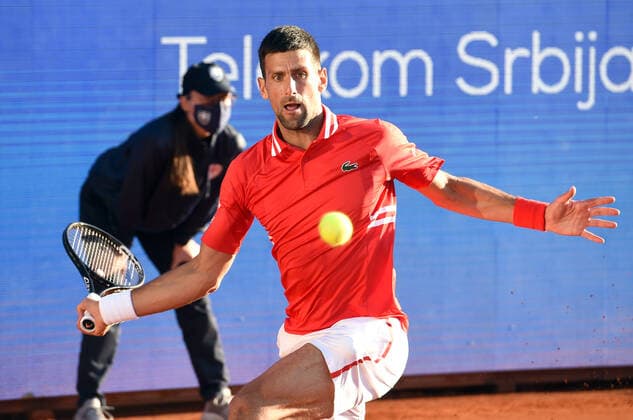 NOVAK DJOKOVIC, Serbian tennis player at ATP, Tennis Herren Serbia Open tournament, at Tennis Center Novak. Belgrade, 24.04.2021. photo: Nebojsa Parausic MN press NebojsaxParausic 