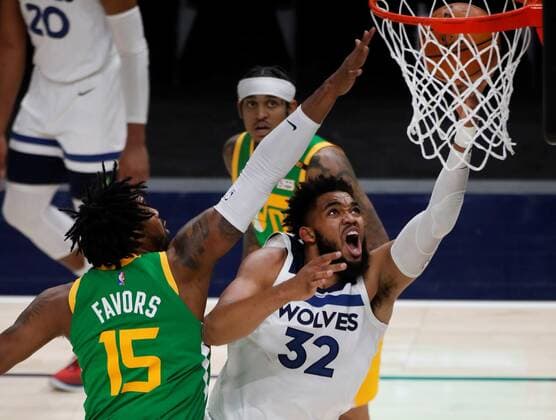 Basketball, NBA, Utah Jazz - Minnesota Timberwolves