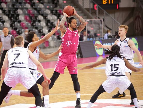Chris Babb Telekom Baskets Bonn vs NINERS Chemnitz easyCredit BBL 1 Bundesliga , Season 2020 2021 , Matchday 30
